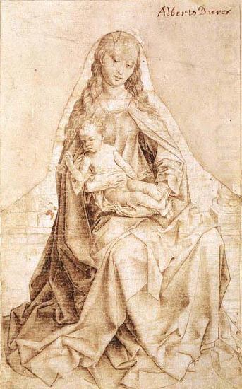 Virgin with the Blessing Child, WEYDEN, Goossen van der